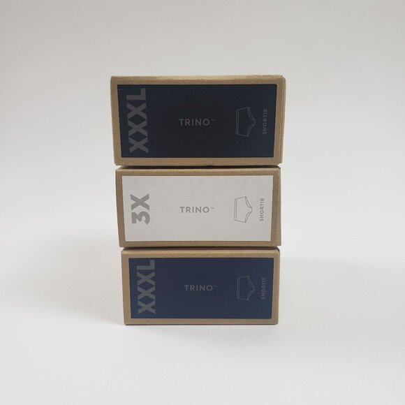 Allbirds Womens Shortie Underwear Trino Blend 3-Pack 3X & XXXL Navy Nimbus Black - Picture 4 of 16